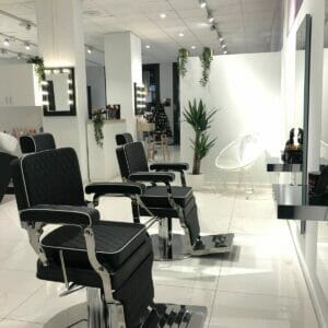 Caspardesign, Italy featuring a coordinating selection of Nelson Mobilier Salon Furniture in a contemporary setting.