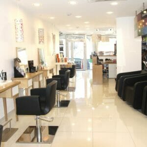 Elizabeth Ferro, France featuring a coordinating selection of Nelson Mobilier Salon Furniture in a contemporary setting.