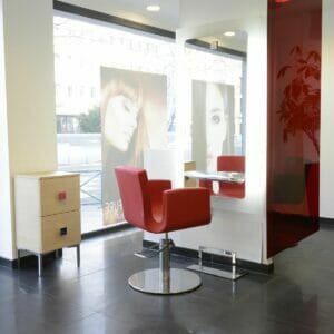 Nelson Mobilier Salon Furniture at Glance Hair Salon, Lyon, France