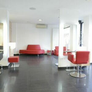 Nelson Mobilier Salon Furniture at Glance Hair Salon, Lyon, France