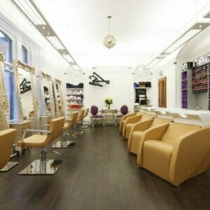 The Hair Directory Hair Salon, Inverness, UK featuring Nelson Mobilier Salon Furniture
