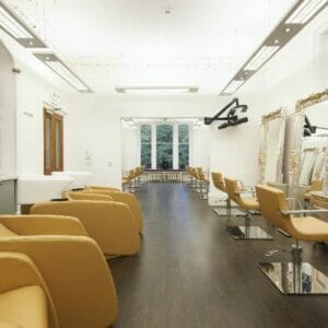 The Hair Directory Hair Salon, Inverness, UK featuring Nelson Mobilier Salon Furniture