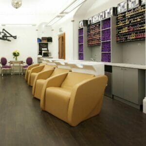 The Hair Directory Hair Salon, Inverness, UK featuring Nelson Mobilier Salon Furniture