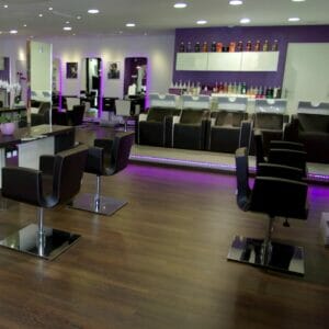 Nelson Mobilier Salon Furniture at the Just Hair Salon, Pertuis, France