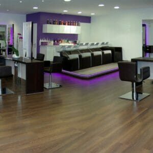 Nelson Mobilier Salon Furniture at the Just Hair Salon, Pertuis, France