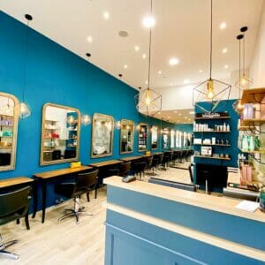 L'Atelier De Frédérique, France featuring a coordinating selection of Nelson Mobilier Salon Furniture in a contemporary setting.