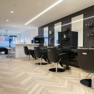 Nelson Mobilier Salon Furniture at Luxury Salon, Belgium.