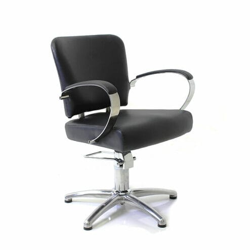 REM Roma Hydraulic Styling Chair in Black