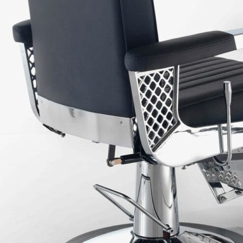 Rem Viscount Black Barbers Chair