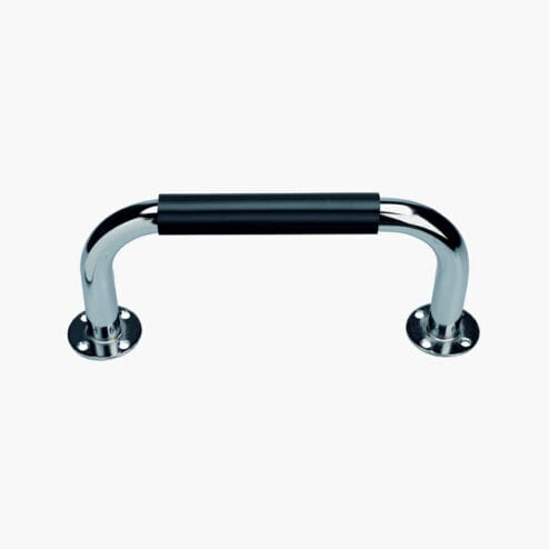 Chrome Wall or Floor Footrest