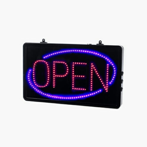 Static LED Open Sign Large
