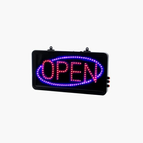 Static LED Open Sign Small