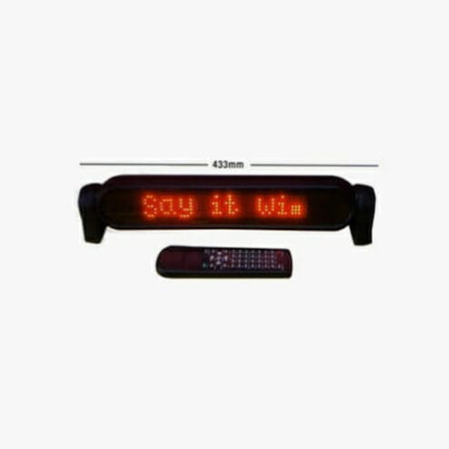 Portable Moving Message Board