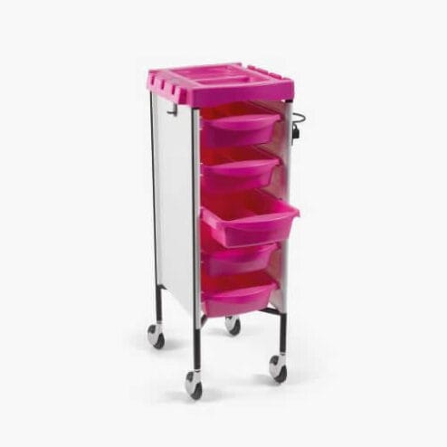 Milano Trolley White and Pink