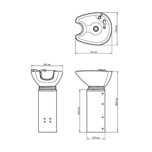 WBX 2000 Stand Alone Backwash Basin