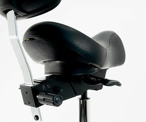 WBX Ascot Saddle Stool With Backrest